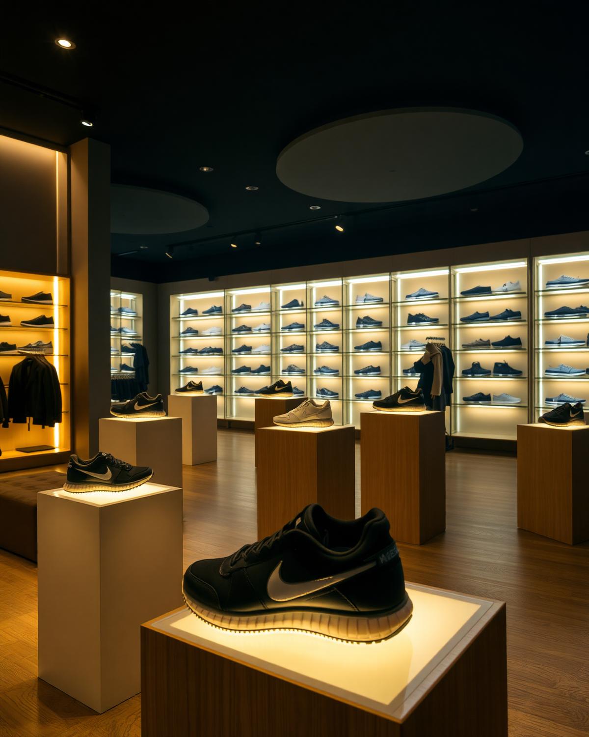 Interior of the New Lovely ShoeMart showroom